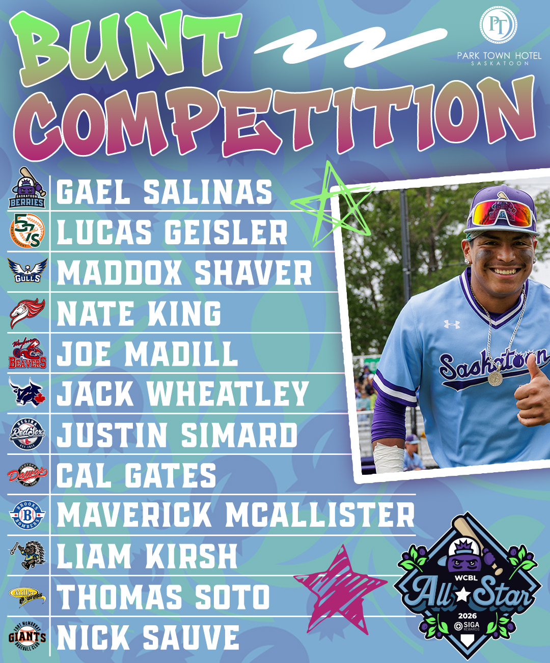 Field Set for Bunt Competition